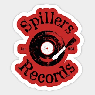 Spillers Music Record Sticker